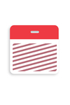 HALF-DAY / ONE-DAY CLIP-ON BACKPART WITH RED HEADER SIZE = 3