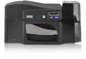 Fargo DTC4250e Dual Sided ID Card Printer Same-Side Input/Output Card Hopper