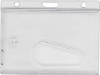 Card Dispenser-Frosted-Horizontal-Plastic -Thumb Notch And Slot 