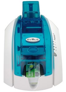 Evolis Pebble 4 Single Sided Ocean Blue Printer PBL401OCU