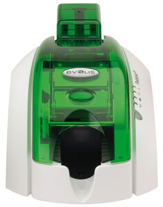 Evolis Pebble 4 Single Sided ID Card Printer with Ethernet - Jungle Green