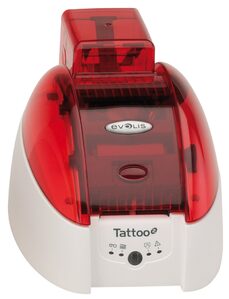 Evolis Tattoo 2 Single Sided Fire Red Printer TTO201FRU