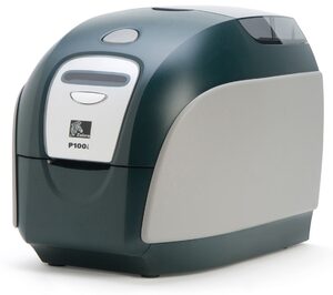 Zebra P100i Single Sided ID Card Printer P100i-0000A-ID0