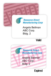 Expiring and Non-Expiring Visitors Badges