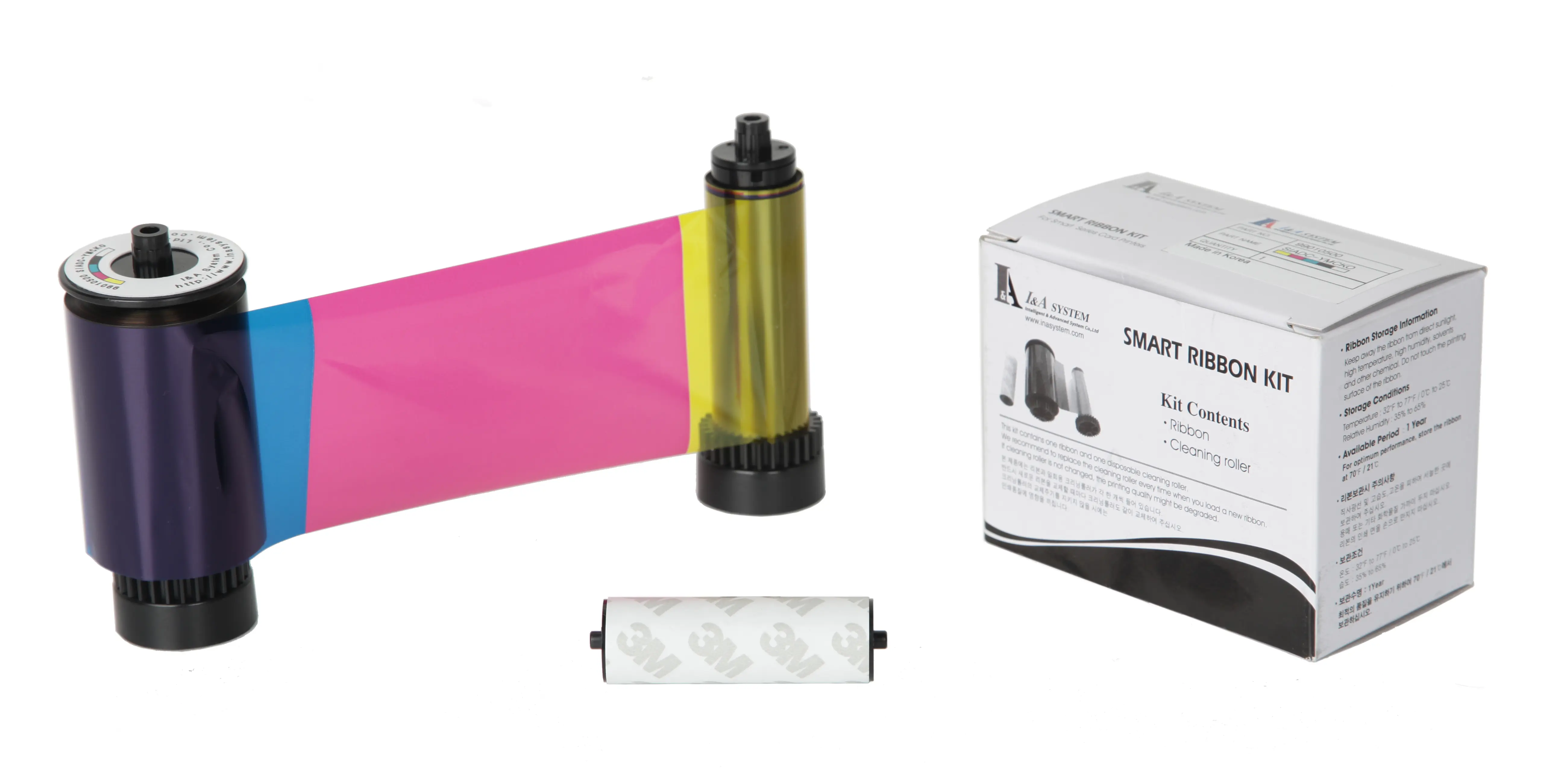 IDP Full Color Ribbon - YMCKO - 250 cards/roll