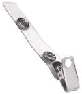 Clear Vinyl Strap Clip with 1-Hole