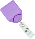 B-REEL™ Badge Reel with Swivel-Clip with Teeth (Colors: Purple)
