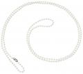 White Plastic Beaded Neck Chain, Length 36" (914mm), Bead Size 25mm