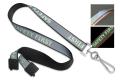 5/8" (16 mm) Reflective Lanyard with "Safety First" Luminescent Imprint 