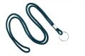 Round 1/8" (3 mm) Lanyard with Nickel Plated Steel Split Ring