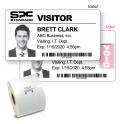 Visitor Agreement Badges Sign-In Book for Corporations
