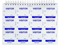 [DISCONTINUED BY BRADY] TEMPbadge Visitor Badge Log Book