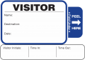 Self-Expiring Sign-Out Visitor Badge Sign-In Book for Schools