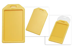 Rigid Plastic Luggage Tag Holder