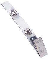 Clear Vinyl Strap Clip with NPS Embossed 