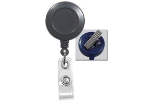 Badge Reel with Clear Vinyl Strap & Swivel Spring Clip