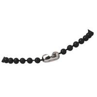 Black Plastic Beaded Neck Chain