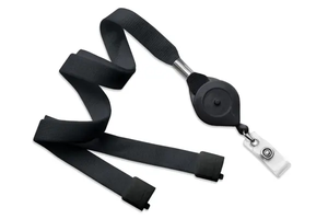 Black 5/8" (16 mm) Lanyard with Breakaway 