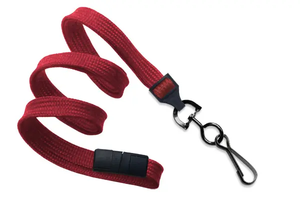 3/8" Breakaway  Lanyard with Black Oxide Swivel Hook