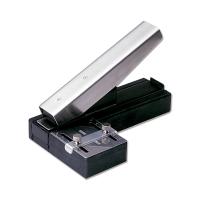 Stapler-Style Slot Punch with Adjustable Guide