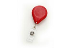 Red Premium Badge Reel With Strap And Slide Clip