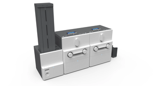 IDP Smart-70 Single Sided ID Card Printer with Lamination and 100 card exit box