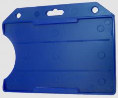 Blue Colored Open-Face Card Holder