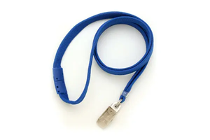 3/8" Breakaway Lanyard with Bulldog Clip