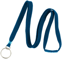3/8" Breakaway Lanyard with Split Ring (Colors: Royal Blue)