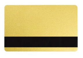 CR80 Gold PVC Cards with Mag Stripe - Box of 500