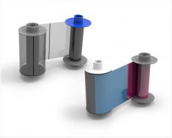 Secure Color Dye Ribbon & Retransfer Ribbon Set
