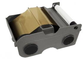 Fargo EZ - Gold Metallic Cartridge w/Cleaning Roller – 450 images