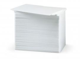 Zebra white PVC 20 mil cards (500 per box)