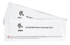 Zebra ZC100/300 Series Cleaning Card Kit (Improved) - 100 Cards