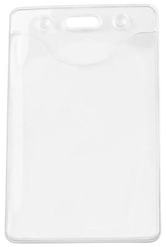 Clear Vinyl Phthalates-Free Badge Holder Vertical Clear Vinyl Phthalates-Free Badge Holder Vertical