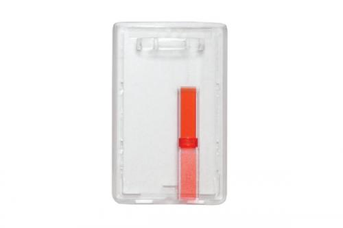 Vertical Card Dispenser with Red Extractor Slide