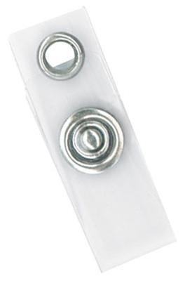 Clear Vinyl Strap Clip with 3 Metal   1 Brass Part