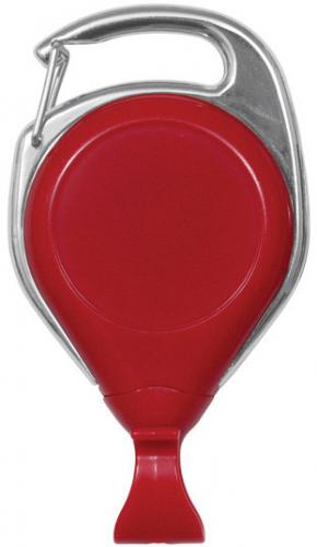 Red Proreel (Carabiner Style) with Card Clip