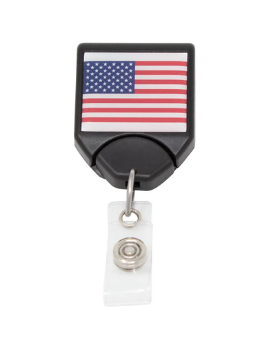 B-REEL™ USA Flag Badge Reel B-REEL™ USA Flag Badge Reel