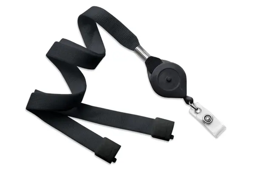 Black 5/8" (16 mm) Lanyard with Breakaway Black 5/8" (16 mm) Lanyard with Breakaway