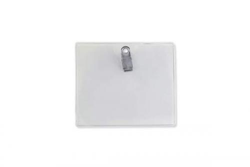 Horizontal Badge Holder - Clip-On, X-Large Convention Size