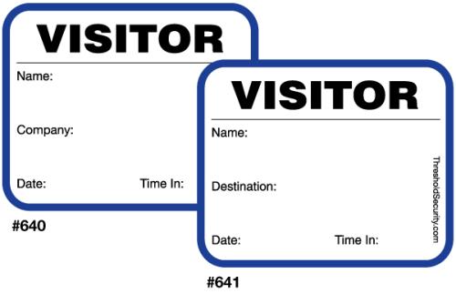 Most Affordable Extra Small Visitor Badge Sign-In Book for Schools