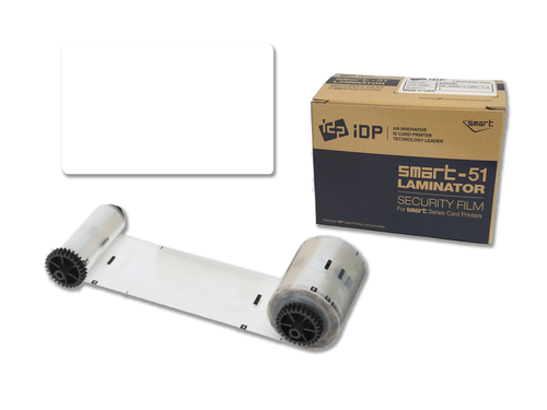 IDP Smart-51L Alternating Full Clear IC Chip/Full Clear, 1mil Patch Laminate Film - 125 patches/roll