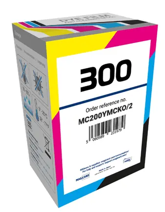 Magicard 300 YMCKO Dye ribbon - 200 prints