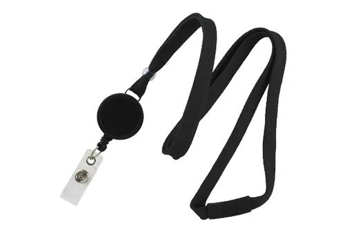 3/8" Breakaway Lanyard with Badge Reel 3/8" Breakaway Lanyard with Badge Reel