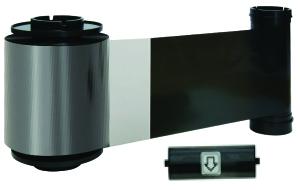 IDP SMART-70 KO Black and overlay ribbon w/ cleaning roller - 1500 cards/roll