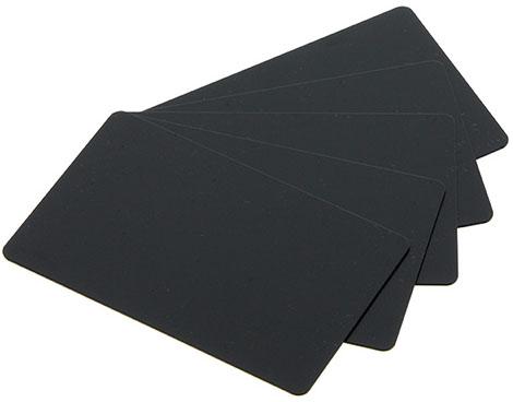 Evolis Matte Black PVC Blank Cards