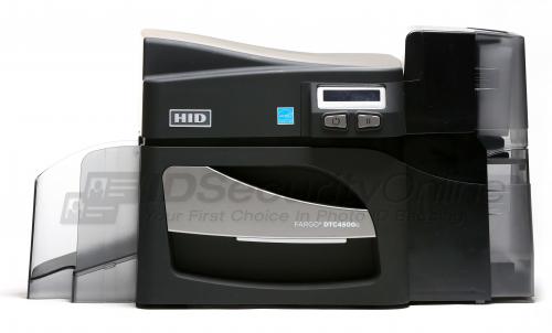 Fargo DTC4500e Single Sided ID Card Printer Dual-Input Card Hopper