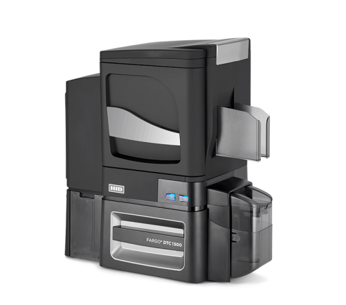 Fargo DTC1500 Dual Sided ID Card Printer with Single Sided Lamination