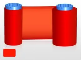 Zebra Red Monochrome Ribbon - 1,000 prints